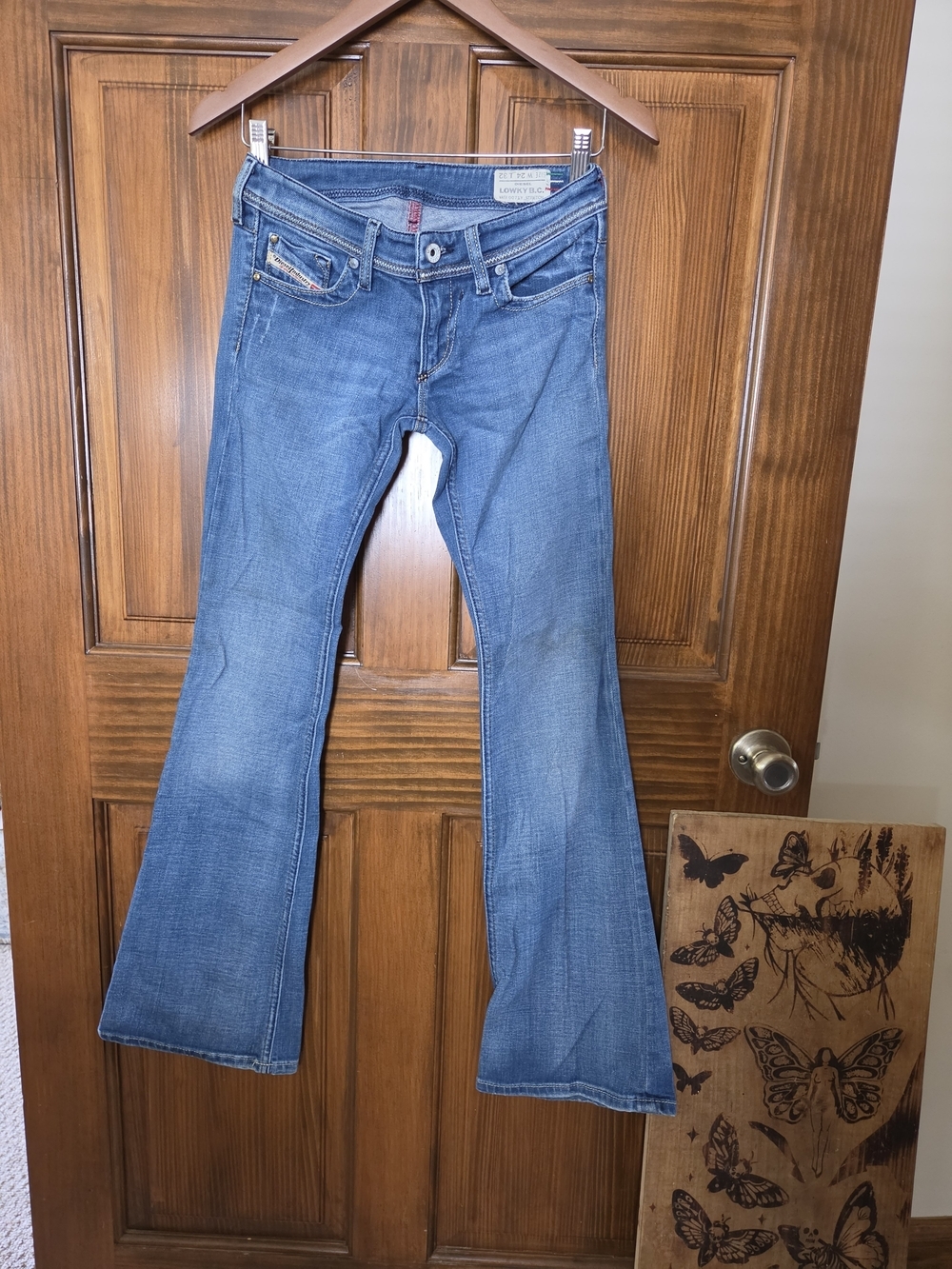 Diesel Women's Medium Blue Flare Jeans